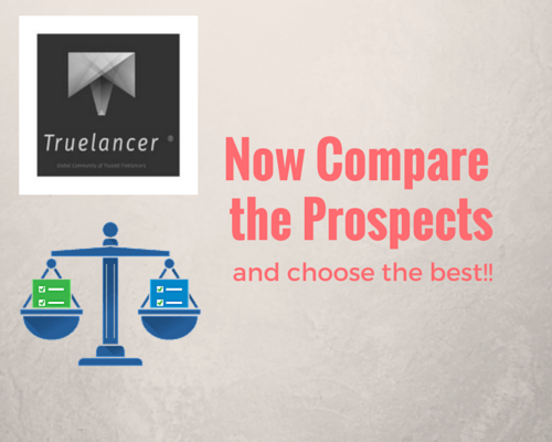 Truelancer Compare Feature