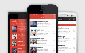 mobile app design UI
