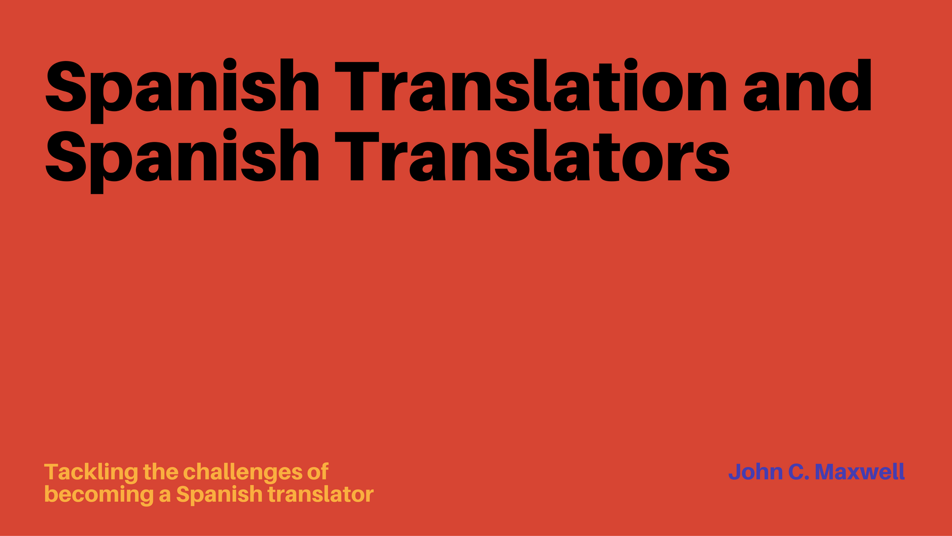 Spanish translators