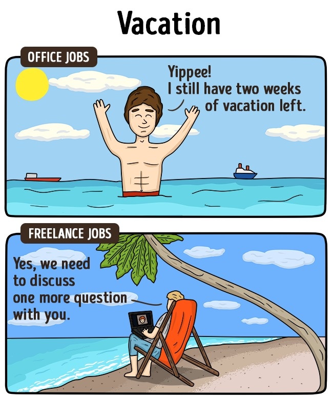 freelance-vs-office-job-difference