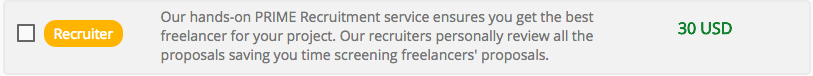 Recruiters Addon at Truelancer