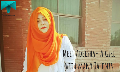 Meet Adeesha- A Girl with many Talents