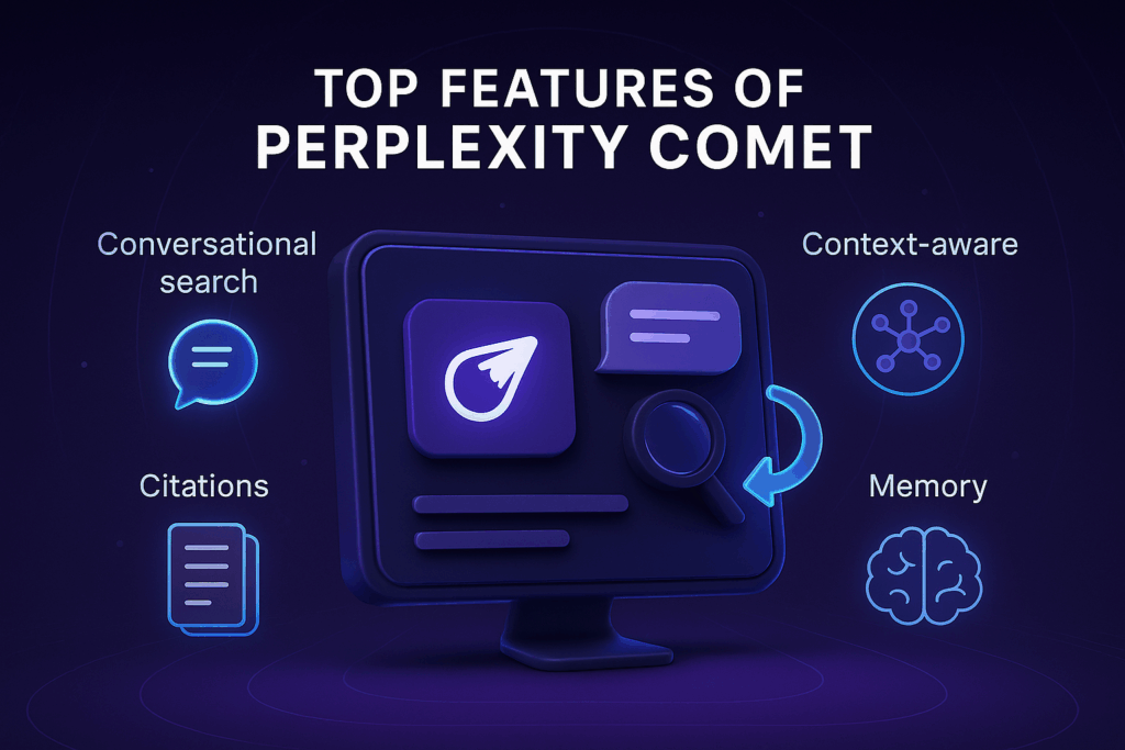 Top Features of Perplexity Comet