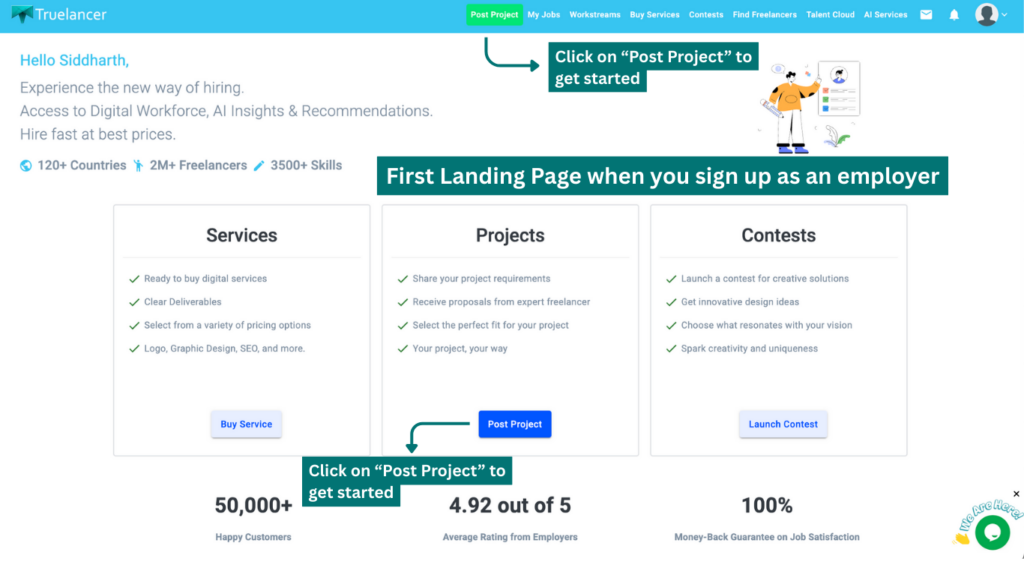 Truelancer Client Workflow