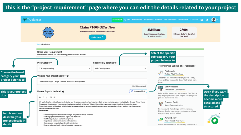 Truelancer Client Workflow